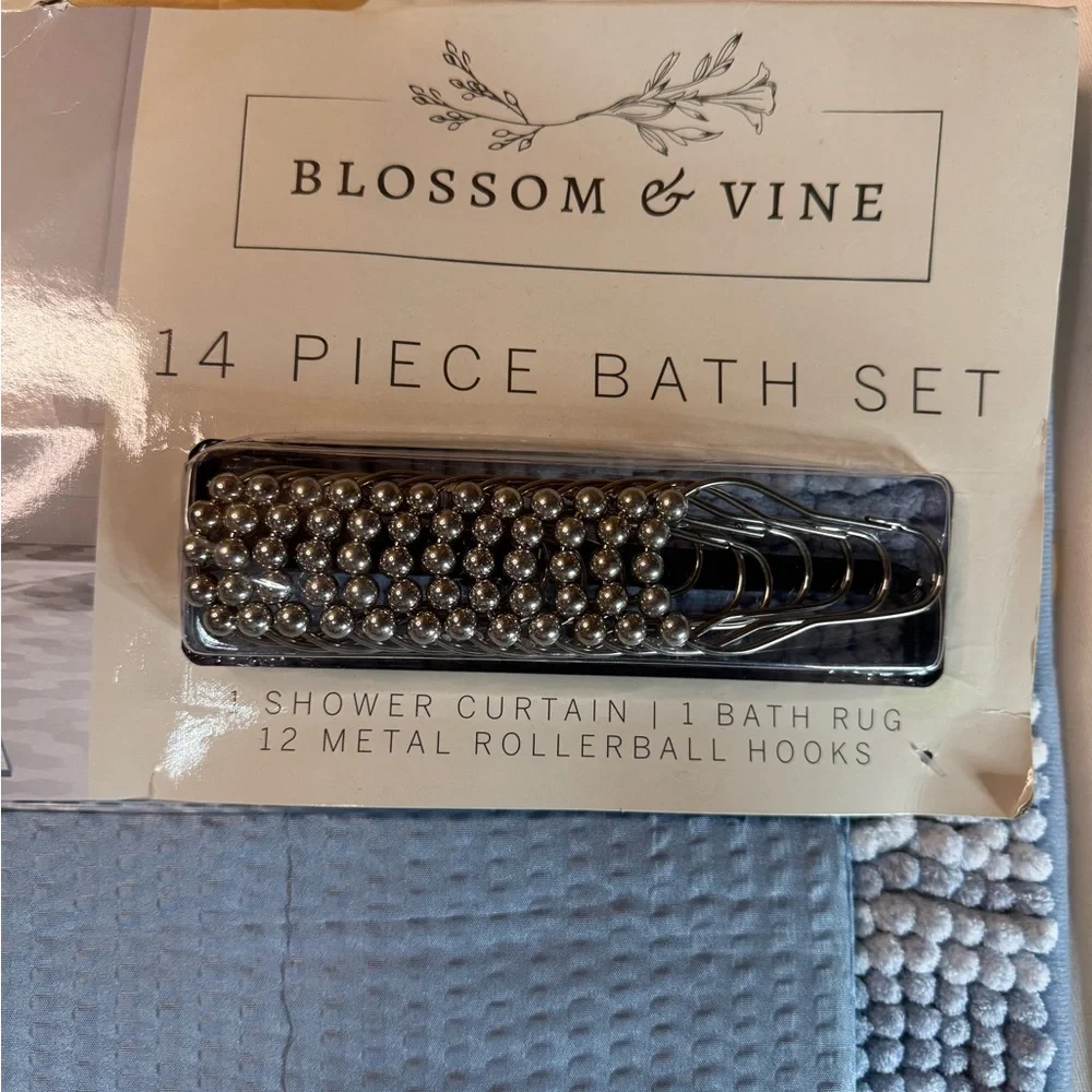 Blossom & Vine Blue Bath Set